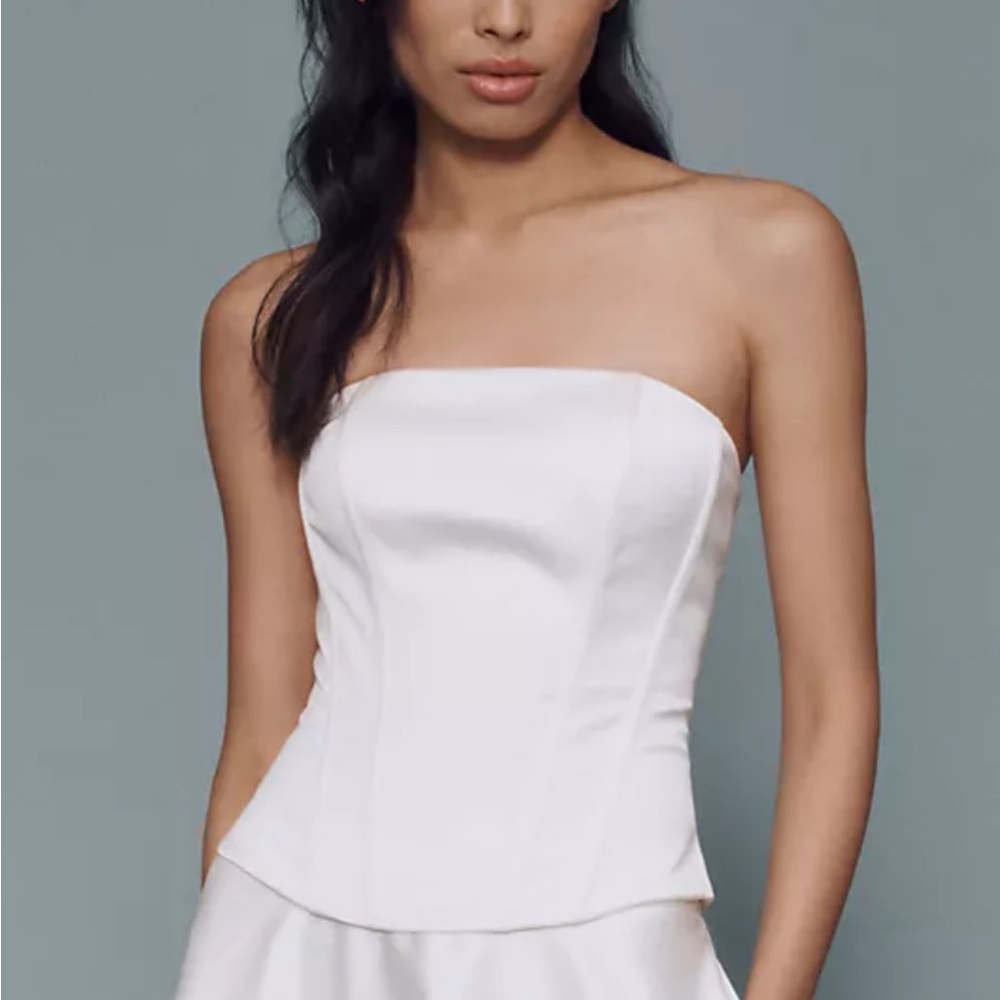 MARE MARE STRAPLESS STRUCTURED CORSET TOP